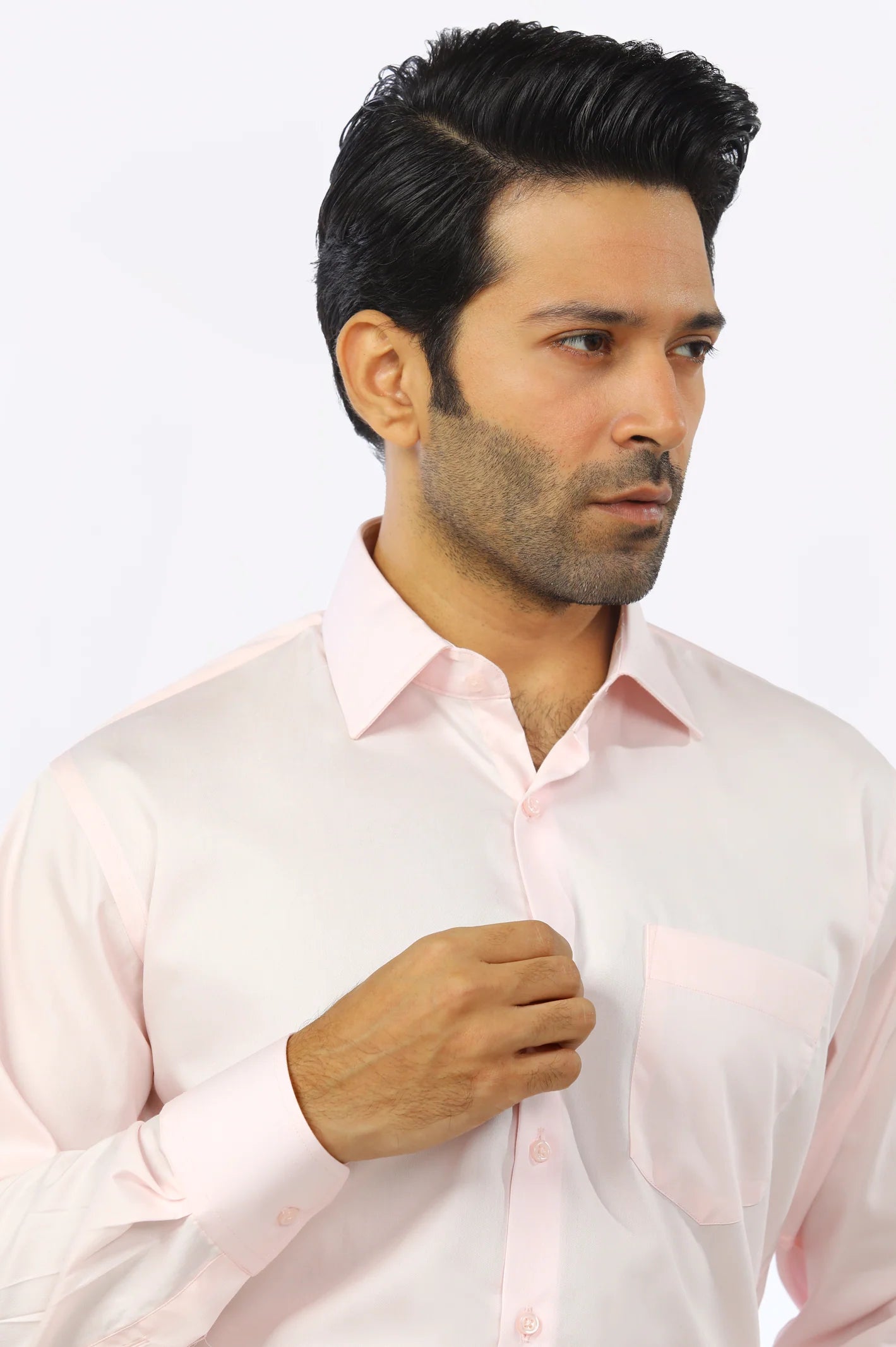 Pink Plain Formal Shirt (d-03FS)