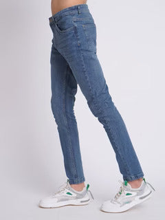 Blue Faded Stretchable Denim Jeans (J-01)